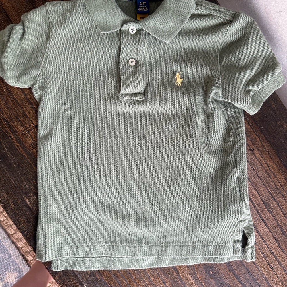 Polo Ralph Lauren toddler Olive color Polo Shirt